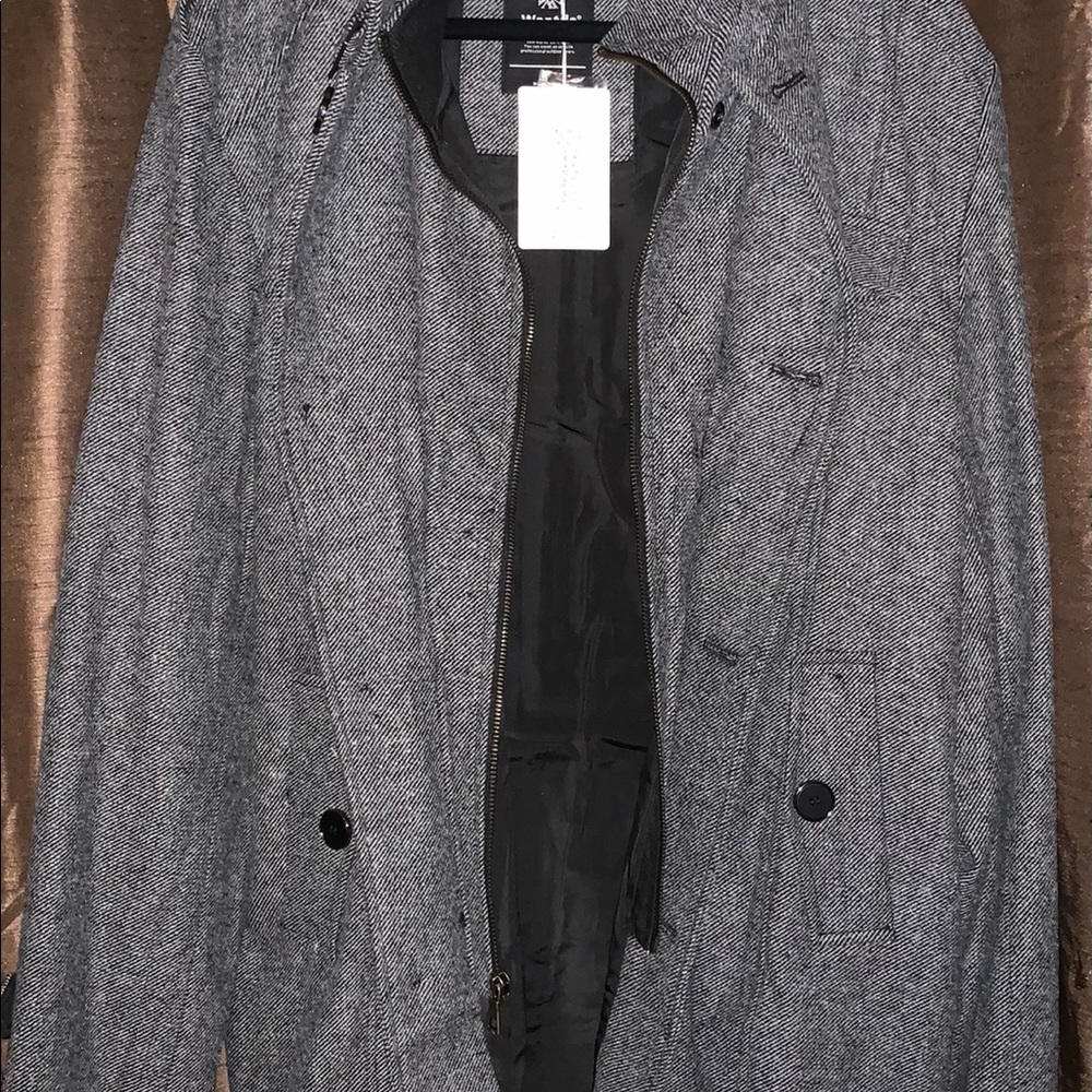 Men's Wool Blend Pea Coat Winter Jackets